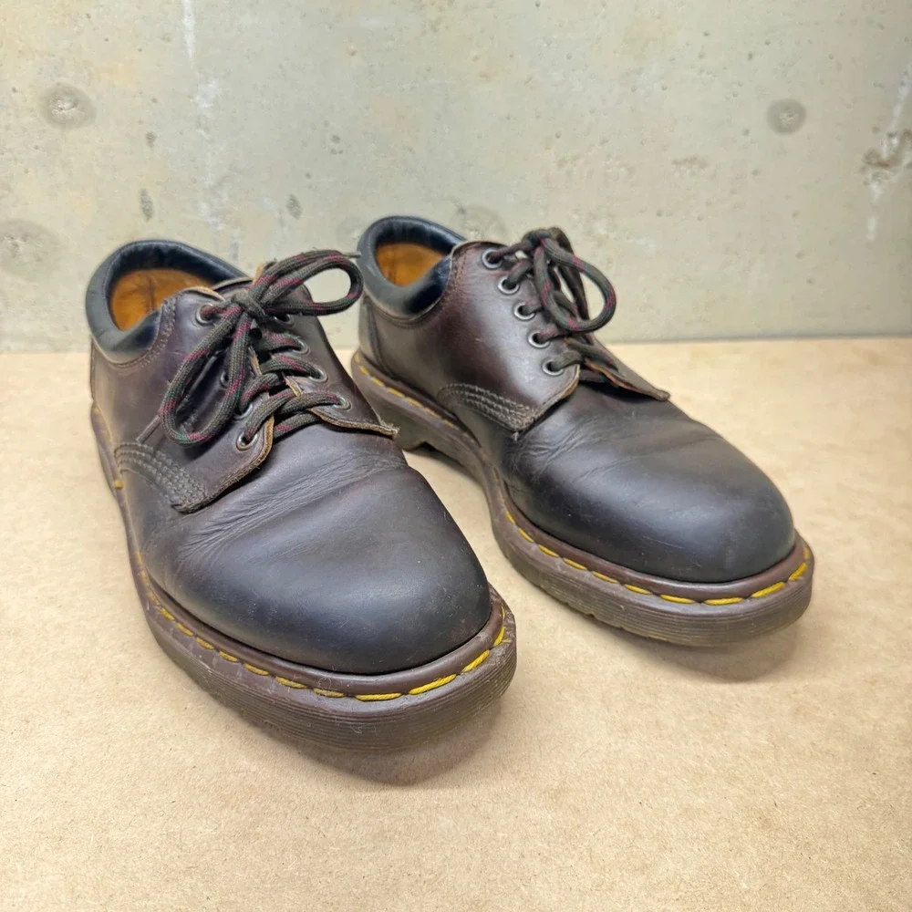 Dr. Martens 8053 Oxford Mens UK/9 Dark Brown England Vintage Grunge Goth Lug